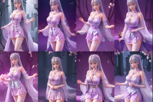 AI绘画StableDiffusion美女实操教程：斗破苍穹-小医仙-天毒女（附高清图下载）